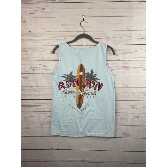 Ron Jon Surf Shop Myrtle Beach Tank Top Blue Size Small - Picture 5 of 5